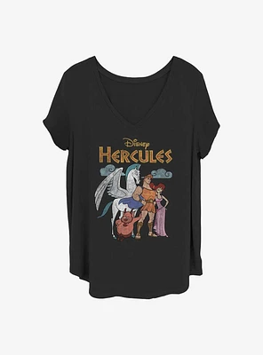Disney Hercules Group Girls T-Shirt Plus