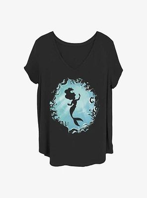 Disney The Little Mermaid Ariel's Grotto Girls T-Shirt Plus