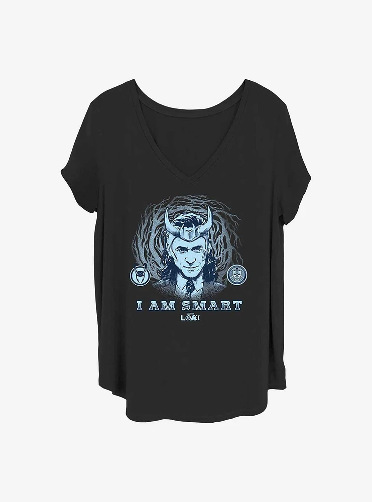 Marvel Loki Godly Intellect Girls T-Shirt Plus