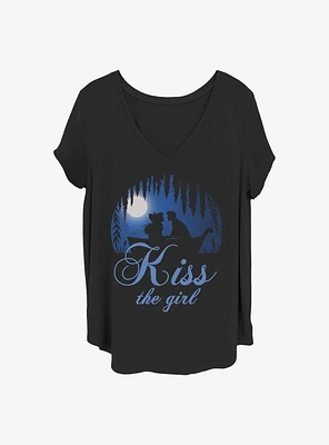 Disney The Little Mermaid Kiss Girl Girls T-Shirt Plus