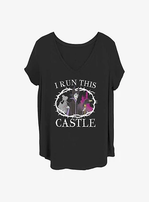 Disney Maleficent I Run This Castle Girls T-Shirt Plus