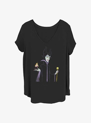 Disney Maleficent Baddie Girls T-Shirt Plus