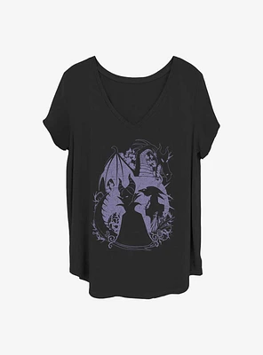 Disney Maleficent Bone Heart Girls T-Shirt Plus