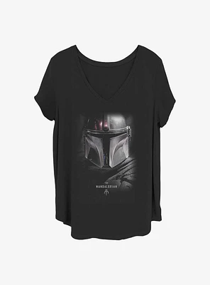 Star Wars The Mandalorian Hero Shot Girls Plus T-Shirt