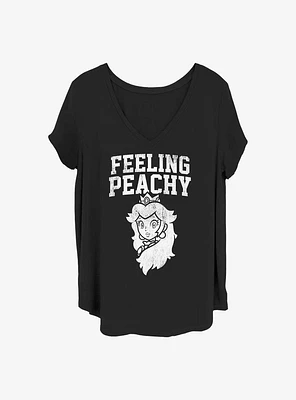 Nintendo Feeling Peachy Girls T-Shirt Plus