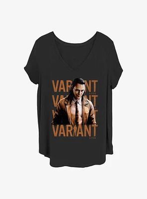 Marvel Loki Variant Poster Girls T-Shirt Plus