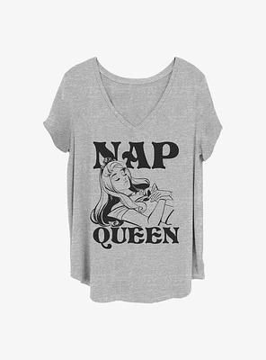 Disney Sleeping Beauty Aurora Nap Queen Girls T-Shirt Plus