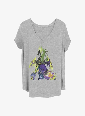 Disney Sleeping Beauty Dragon Form Girls T-Shirt Plus