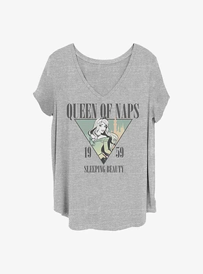Disney Sleeping Beauty Queen Of Naps Girls T-Shirt Plus