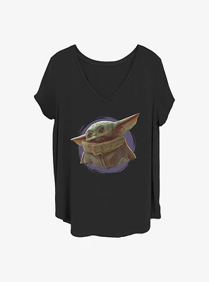 Star Wars The Mandalorian Small One Girls T-Shirt Plus
