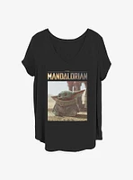Star Wars The Mandalorian Yo Baby Girls T-Shirt Plus