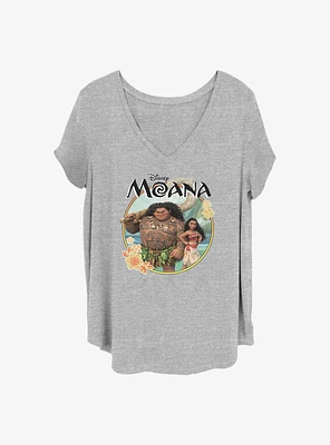 Disney Moana Title Girls T-Shirt Plus