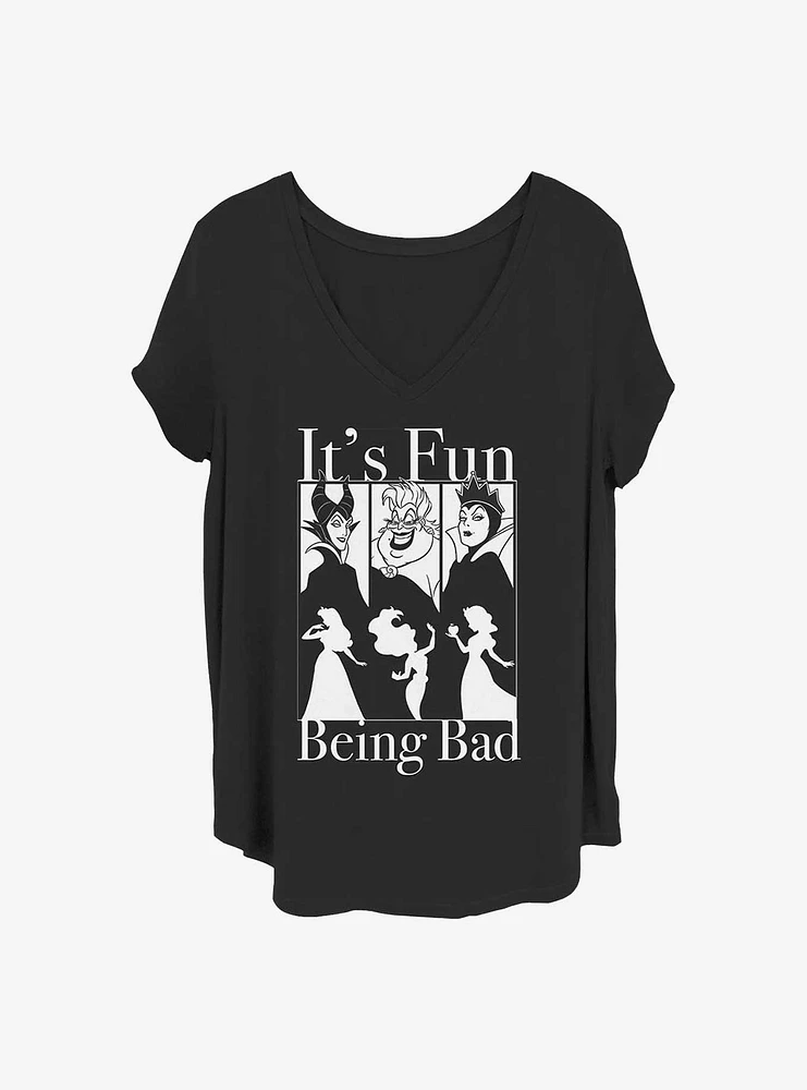 Disney Villains Bad Fun Girls T-Shirt Plus