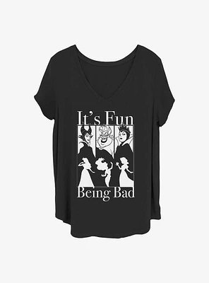 Disney Villains Bad Fun Girls T-Shirt Plus