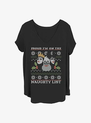 Disney Villains Naughty And Proud Girls T-Shirt Plus