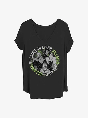 Disney Villains Villain Friends Girls T-Shirt Plus