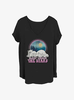 Pixar Sleep Star Girls T-Shirt Plus