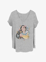 Disney Pocahontas Dreamcatcher Sketch Girls T-Shirt Plus
