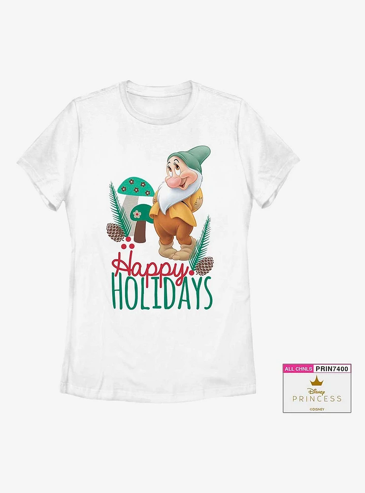 DIsney Snow White and the Seven Dwarfs Bashful Christmas Girls T-Shirt Plus