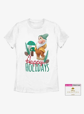 DIsney Snow White and the Seven Dwarfs Bashful Christmas Girls T-Shirt Plus