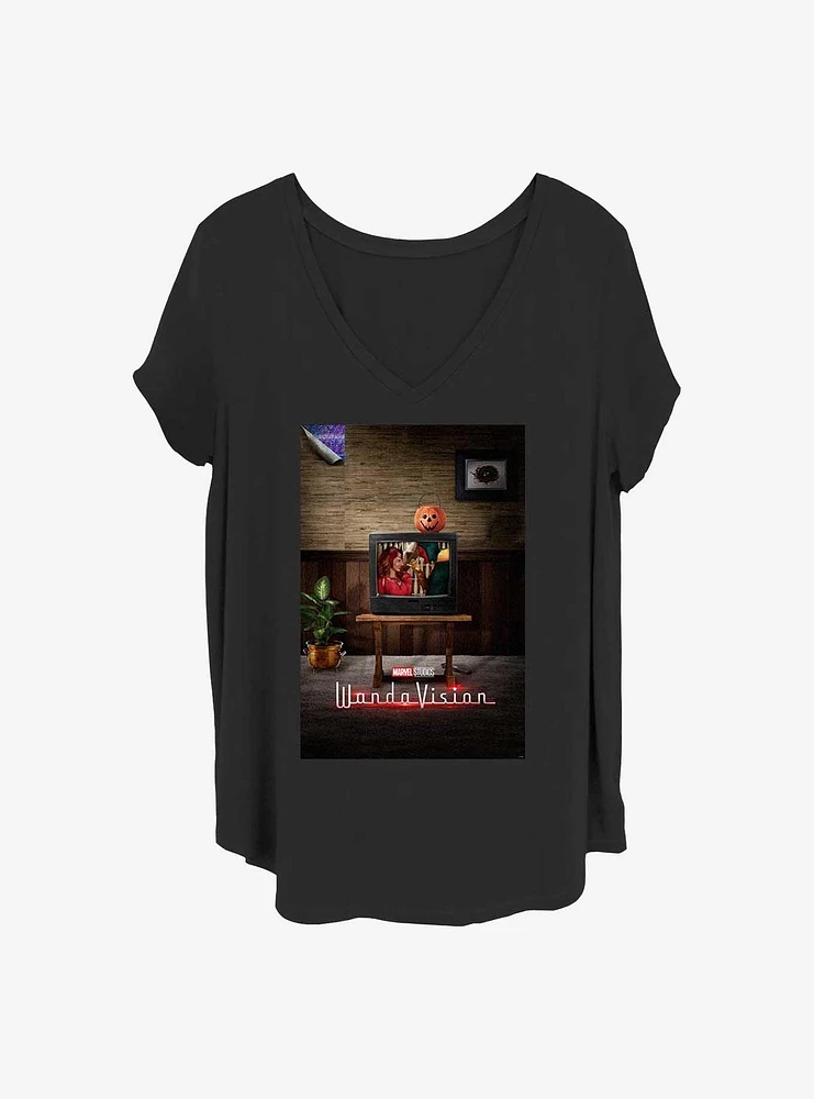 Marvel WandaVision 90's Poster Girls T-Shirt Plus