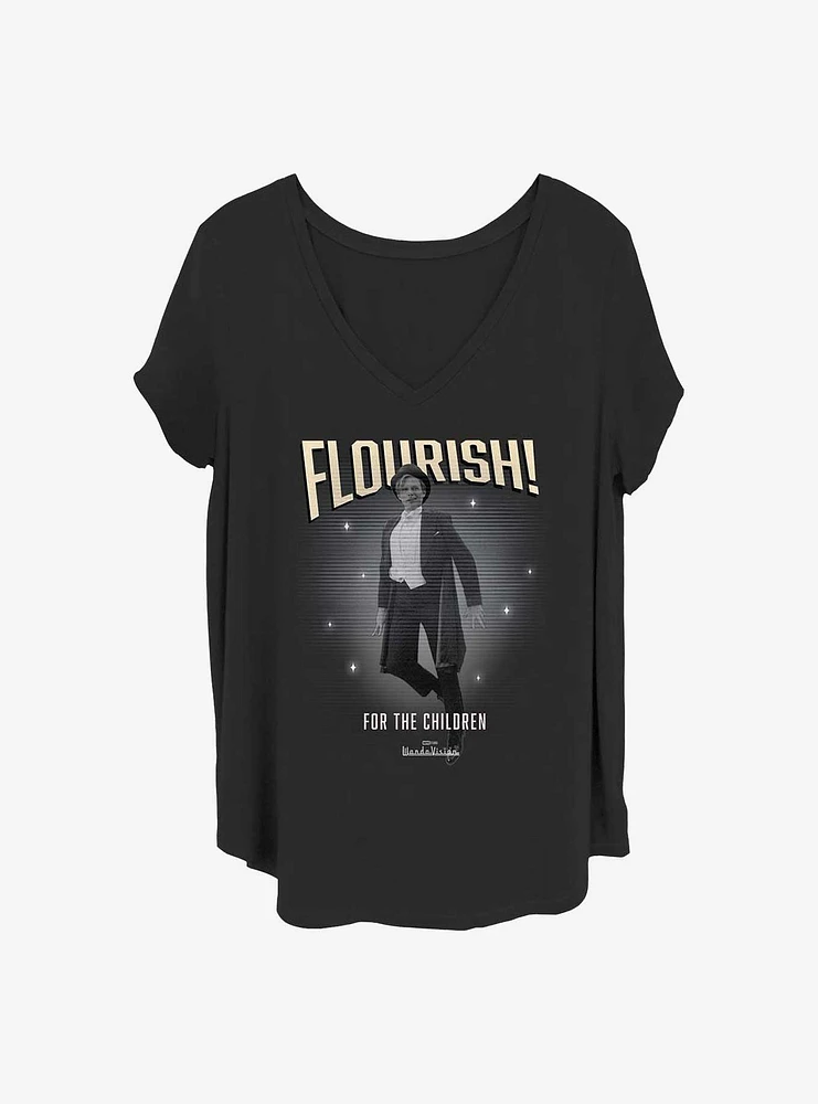 Marvel WandaVision Flourish Vision Girls T-Shirt Plus