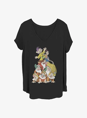 DIsney Snow White and the Seven Dwarfs Squad Girls T-Shirt Plus