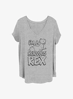 Disney Pixar Toy Story Nervous Rex Girls T-Shirt Plus