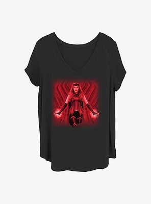Marvel WandaVision Red Witch Girls T-Shirt Plus