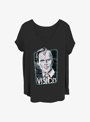Marvel WandaVision Split Vision Girls T-Shirt Plus