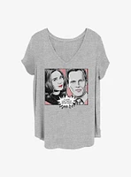 Marvel WandaVision Pop Art Girls T-Shirt Plus