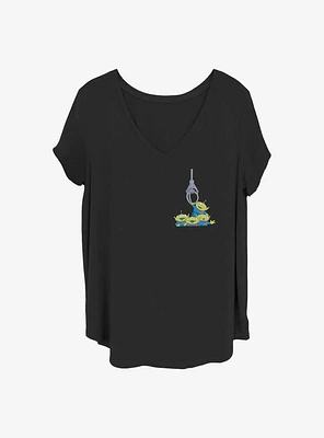 Disney Pixar Toy Story Pocket Print Girls T-Shirt Plus