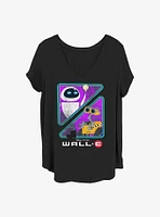 Disney Pixar Wall-E Eve and Girls T-Shirt Plus