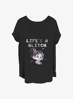 Disney Wreck-It Ralph Glitch Life Girls T-Shirt Plus