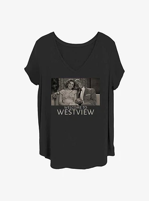 Marvel WandaVision Welcome To Westview Girls Plus T-Shirt