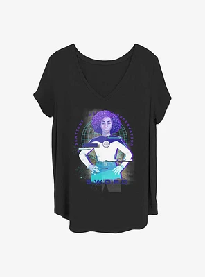 Marvel WandaVision Sword Glitch Girls T-Shirt Plus