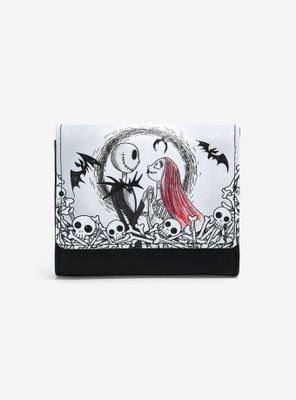 Her Universe The Nightmare Before Christmas Jack & Sally Eternally Yours Mini Flap Wallet
