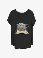 Star Wars The Mandalorian Child Banner Girls T-Shirt Plus