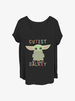 Star Wars The Mandalorian Cutest Little Child Girls T-Shirt Plus