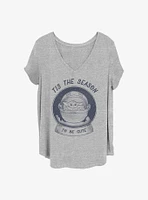 Star Wars The Mandalorian Snow Baby Girls T-Shirt Plus