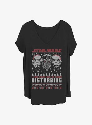 Star Wars Disturbing Sweater Girls T-Shirt Plus