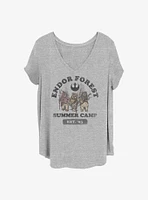 Star Wars Endor Summer Camp Girls T-Shirt Plus