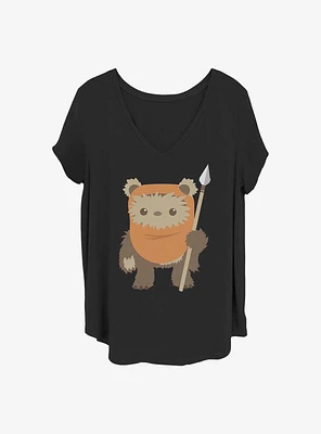 Star Wars Ewok Spear Girls T-Shirt Plus