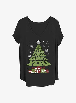 Star Wars Gift Tree Girls T-Shirt Plus