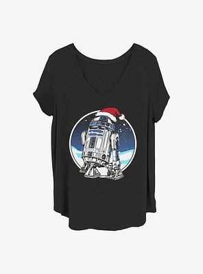 Star Wars Holiday R2-D2 Girls T-Shirt Plus