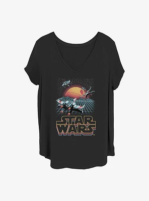 Star Wars Retro X-Wing Girls T-Shirt Plus