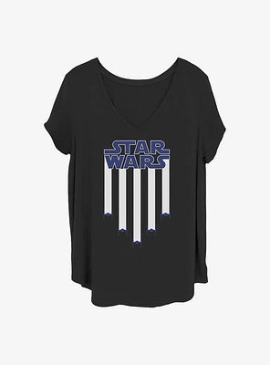 Star Wars Banner Girls T-Shirt Plus