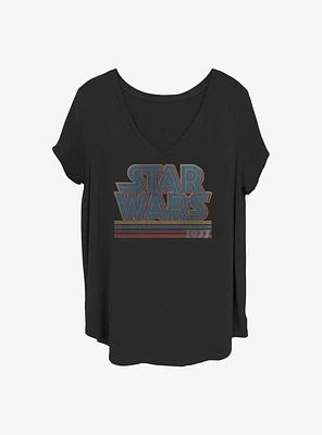 Star Wars Stripes Girls T-Shirt Plus