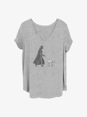 Star Wars Vader Walker Girls T-Shirt Plus