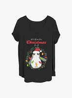 Star Wars: The Last Jedi All I Want Is A Porg Girls T-Shirt Plus